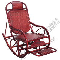 苏宁严选 躺椅摇摇椅太师椅真藤椅子大人懒人躺椅少女阳台家用休闲过年过节送礼佳品午休户外B98福竹新款