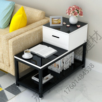 苏宁严选 苏宁放心购沙发边几玻璃现代简约创意ins边几小茶几沙发边柜客厅沙发边角几简约新款福竹新款