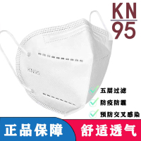 KN95口罩五层成人防护防尘一次性批防尘防飞沫雾霾面罩