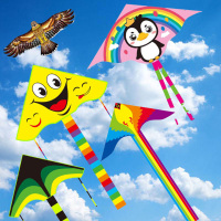 [送80米长线板]三角弯边风筝儿童风筝成人大风筝卡通风筝