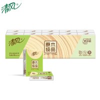 清风原木纯品手帕纸10包