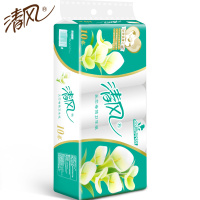 清风马蹄莲无芯卷筒卫生纸80g*10卷*1提