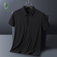 [七匹狼国际公司授权WOLF TREK ]男装M-8XL珠地面料冰丝无缝短袖T恤男夏季仿冰丝汗衫T恤大码半袖