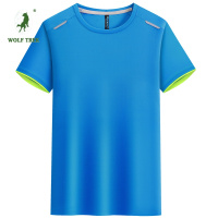 [七匹狼国际公司授权WOLF TREK ]运动T恤男女款圆领速干短袖情侣装户外跑步上衣夏季大码短t半袖衫