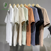 [七匹狼国际公司授权WOLF TREK ]短袖t恤男士半袖立领polo衫2023夏季中青年男款衣服修身体桖