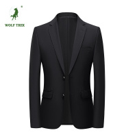 [七匹狼国际公司授权WOLF TREK ]春秋大码西服单件男士外套加肥加大胖子休闲西装职业商务正装结婚礼服