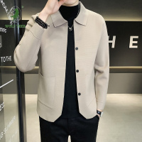 [七匹狼国际公司授权WOLF TREK ]开衫毛衣男士潮流毛线衣服2023秋季新款针织衫外套男春秋装