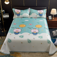 凉席折叠冰丝三件套可水洗1.5米1.8m床宿舍单人学生1.2m冰丝席子夏季