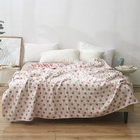 卡通六层纱毛巾被纯棉单双人纱布1.5m/2.0m儿童婴儿盖毯夏季午睡空调毯夏凉被子1.2m