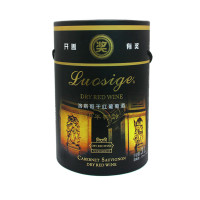 进口六6斤红酒 法国洛斯哥老藤盒装3l干红葡萄酒 桶装婚宴聚会