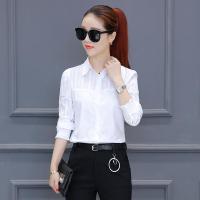 白织鸟JS方领长袖衫衣秋装2020年新款洋气棉质面料全棉上衣寸