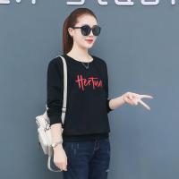 白织鸟纯棉TT恤女装春季2020年新款春秋宽松大码卫衣秋衣外穿打底