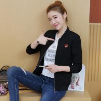 白织鸟JSBS短款外套女春秋韩版休闲百搭小外套棒球服学院风夹克上衣