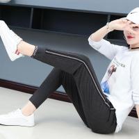 白织鸟JS工装裤女裤子春秋2020春季新款韩版休闲黑色高腰显瘦宽松