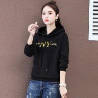 白织鸟JS纯棉连帽卫衣女春秋薄款2020宽松韩版学生初秋带帽