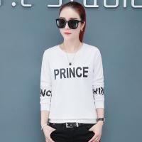 白织鸟卫衣女秋季休闲韩版时尚圆领套头显瘦2020春装新款潮印花百搭