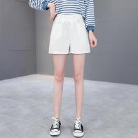 白织鸟宽松短裤女夏季2020新款高腰纯棉薄款大码胖mm阔腿热裤休闲