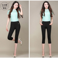 白织鸟[加绒不加绒]秋冬裤子女高腰弹力外穿打底裤大码黑色休闲裤长裤