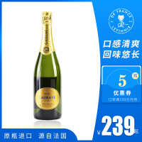 LEVINNIR蕰妮葛拉芙美多起泡酒法国原瓶进口葡萄酒聚会婚宴气泡酒 单瓶750ml*1