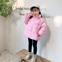 秋冬新款中小童羽绒棉服女童韩版面包服棉袄外套上衣