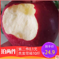 甘肃天水花牛苹果水果新鲜现摘带箱5斤红蛇果礼县粉面批发【三天内发货】