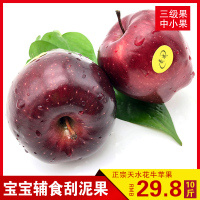 甘肃天水花牛苹果新鲜水果宝宝刮泥红蛇果带箱10斤小果【三天内发货】