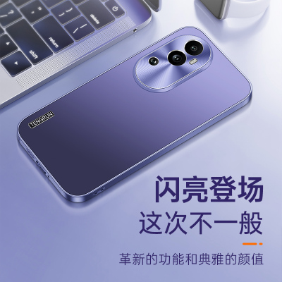 可波 OPPOreno10/pro/pro+金属漆壳金属壳全包保护套防摔全包边手机壳