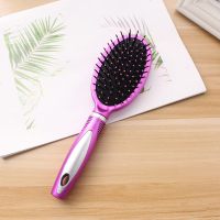 气囊按摩梳防静电卷发梳 大号气垫头皮梳子美发顺发套装梳平底梳 椭圆