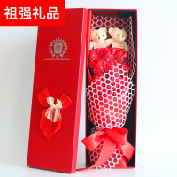 圣诞仿真花玫瑰香皂花礼盒情人节少女心平安夜送女友生日