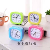 创意学生用儿童静音闹钟女床头电子时钟简约钟可爱卡通小摆件钟表