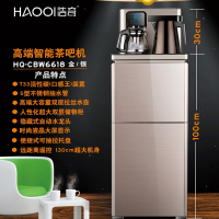 浩奇6618直销茶吧机饮水机不锈钢抽水管全自动上水双壶双出水双加热全智能遥控操作立式下置水桶防烫三层水壶