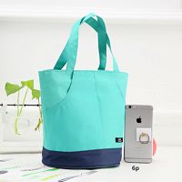 [顺丰配送]牛津布便当包饭盒午餐包大容量收纳袋饭盒包铝箔保温袋手提包简约