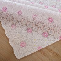 心餐桌布pvc免洗少女桌布布艺防水台布家用防烫防油长方形茶几垫|010米粉 100*160cm(适合茶几)