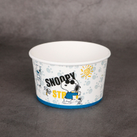 85冰激凌纸杯一次性冰淇淋中号雪糕包装纸盒 纸碗 炒酸奶碗100套|85史卢比光杯100只