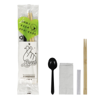 一次性筷子套装四件套勺子纸巾四合一外卖餐具新款800套|脸上有点漂亮800袋装