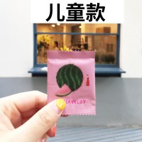 斑马爸爸儿童小包装小孩幼儿园食品餐饮pe食品级|儿童款红色西瓜100小包今日赠收纳袋