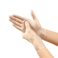 食品级透明100只加厚防静电餐饮防油美容手膜|透明(加厚)小号S