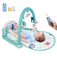 [升级2万内容]婴幼儿健身架脚踏钢琴新生儿宝宝益智玩具爬行垫男女孩玩具礼物