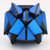 2019异形魔图案三阶星空顺滑涂鸦魔方超难三阶星空魔方3阶新款 永骏变幻金刚蓝