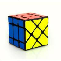 2019异形魔图案三阶星空顺滑涂鸦魔方超难三阶星空魔方3阶新款 永骏移棱黑