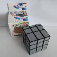 ZCUBE碳纤维镜面魔方 顺滑异形减压益智魔方 [ 易学教学视频] 黑底银色