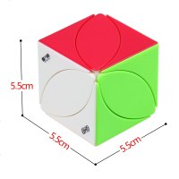 幼儿园魔方初学者枫叶魔方异形叶子魔方实色学生动脑益智力玩具 正品枫叶魔方彩色+教程