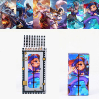 无限魔方减压解压神器上课无聊发泄卡通玩具指尖玩具手手指方块 王者荣耀电玩小子