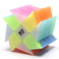 奇艺风火轮魔方 三阶异形 3阶专业灵活顺滑 实色免贴益智玩具 奇艺 风火轮 果冻色