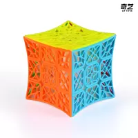 魔友之家 奇艺魔方格 DNA三阶凹面魔方 速拧收藏专业比赛正品玩具 DNA彩色凹面 货