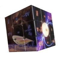 diy来图定制数学化学公式智力开发速拧竞速魔方UV打印三阶魔方 电磁学