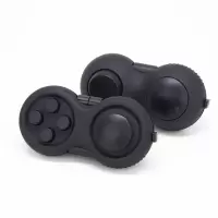 正品三代fidget pad减压手柄魔方神器女发泄创意玩具男解压骰子 FIDGET PAD™正版-炫酷黑