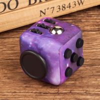 美国fidget toy cube解压魔方骰子抗烦躁焦虑发泄神器减压玩具 限量星空紫色