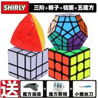 异形魔方金字塔镜面四阶圣手永骏奇艺混合套装初学者儿童顺滑玩具 三阶+粽子+镜面+五魔方