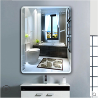防爆浴室镜子免打孔无框洗手间卫浴镜卫生间镜壁挂贴墙化妆镜粘贴